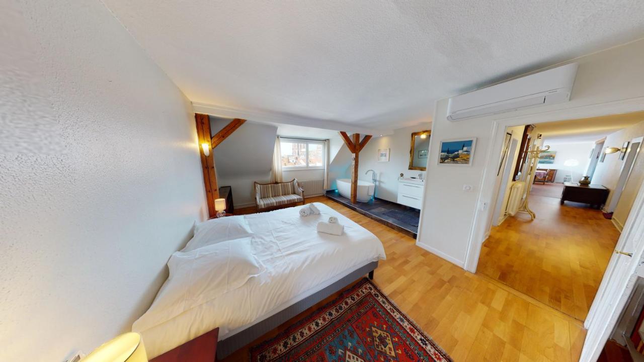 145M² City Center 4 Bedrooms View Of The Cathedral Strasbourg Exterior foto